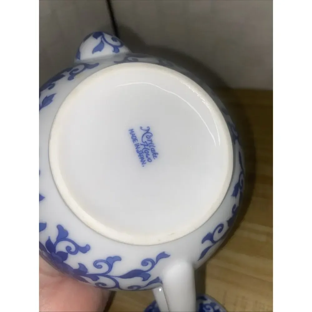 Early 1900s NORITAKE Howo Pattern TEAPOT PHOENIX BIRD Japan Spout Closed Handle
